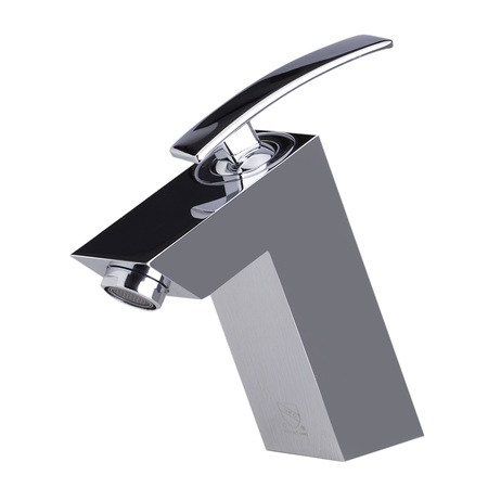 ALFI BRAND ALFI brand AB1628-PC Polished Chrome Sgl Lever Bathroom Faucet AB1628-PC